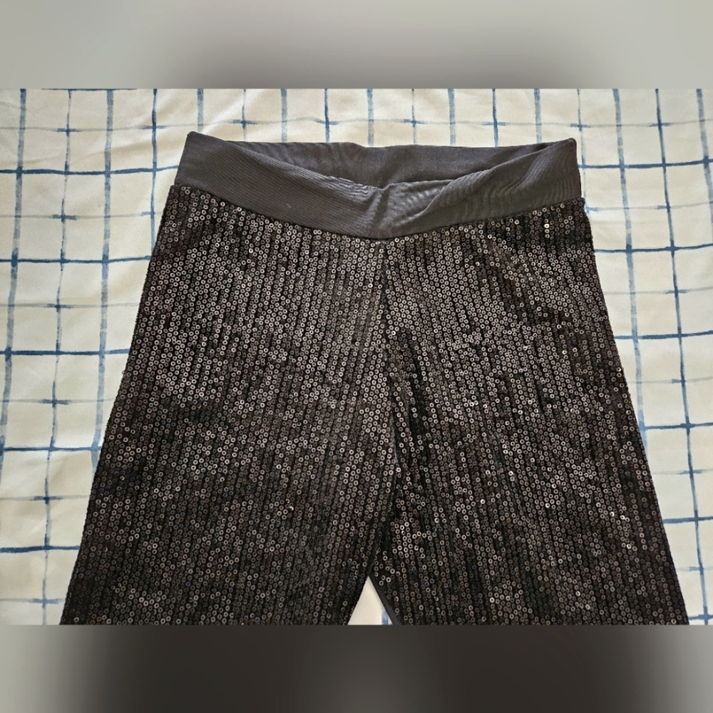 calzedonia single side Black sequins leggings - Picture 6 of 9